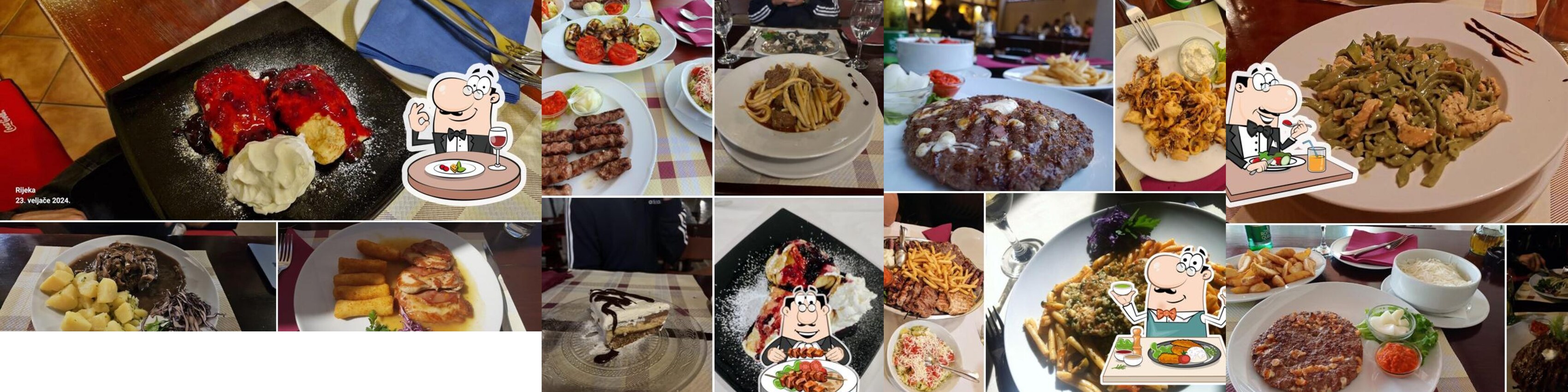 Kolaž jela restorana Na Šušaku