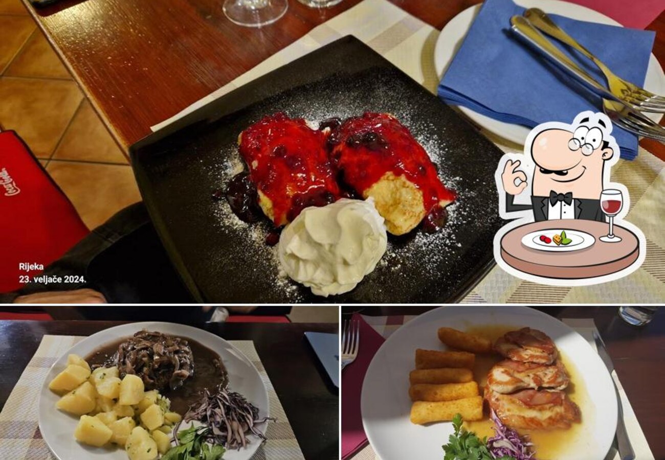 Restoran Na Šušaku jela na stolu